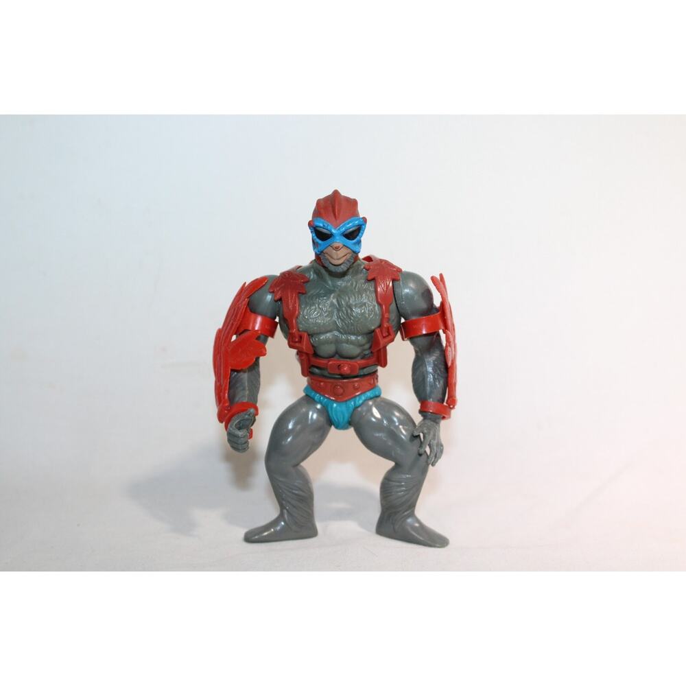 Stratos 100% Complete MOTU Red Wing Variant Vintage 1981 Mattel Action Figure